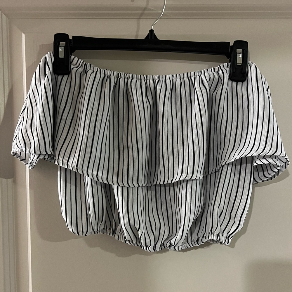 Striped crop top